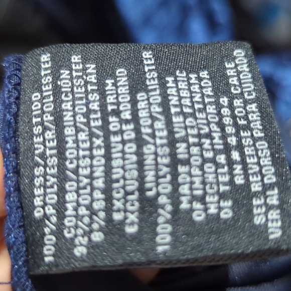 Velvety Blue Formal Winter Dress - Picture 12 of 12